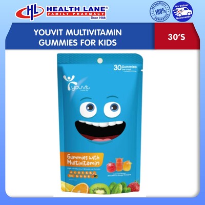 YOUVIT MULTIVITAMIN GUMMIES FORKANAK-KANAKS (30'S)